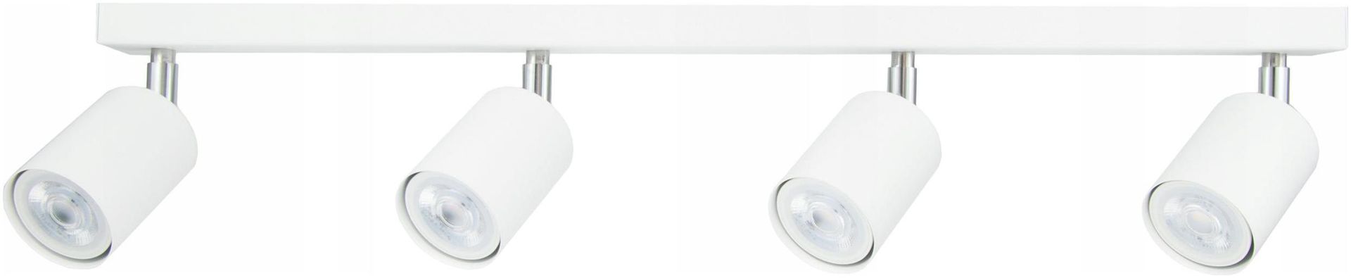 Lampa Listwa Sufitowa Spot Biała Plafon Led 3 Gu10 Oprawa Halogen Ruchoma