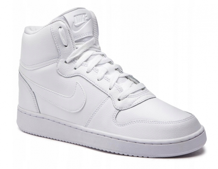 Buty Męskie Wysokie Sportowe Nike Ebernon MID AQ1773 100 Białe R. 42,5