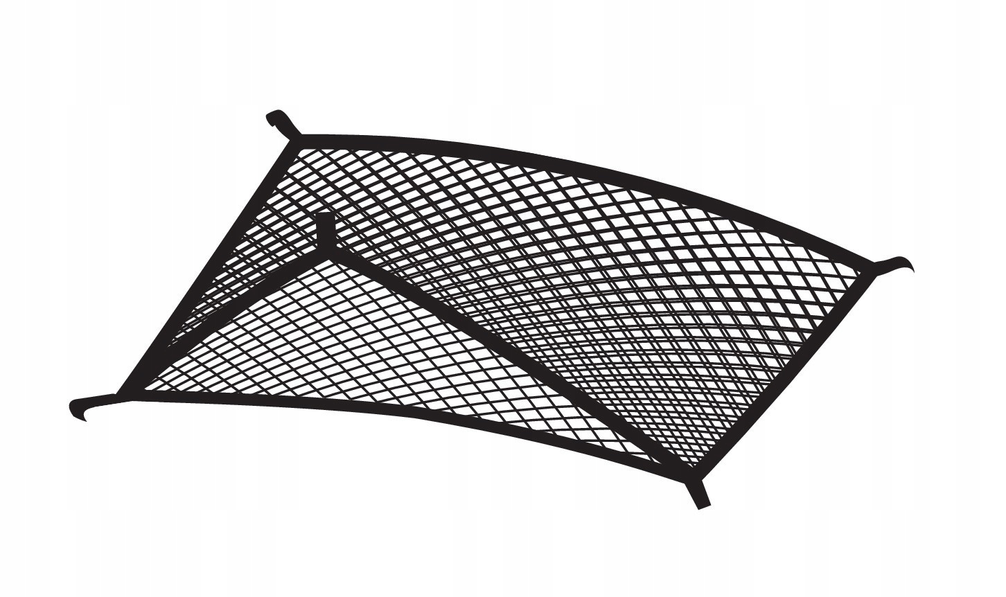 Siatka do bagażu bagaznika podwójna NS-2 80 x 60cm