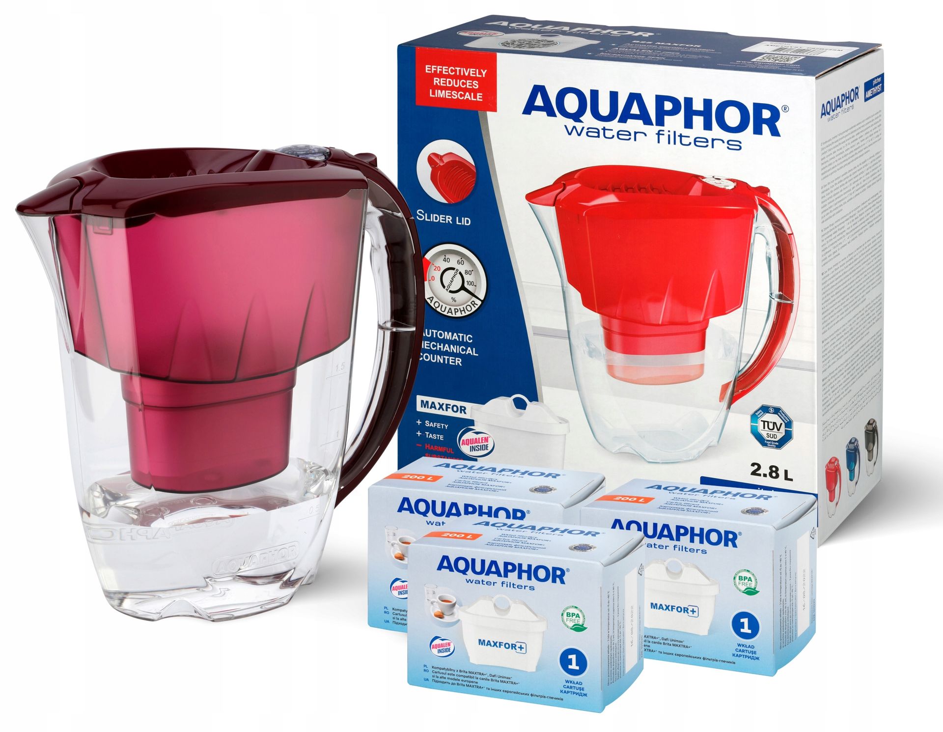 Dzbanek Filtrujący Aquaphor Amethyst 3 Wkłady