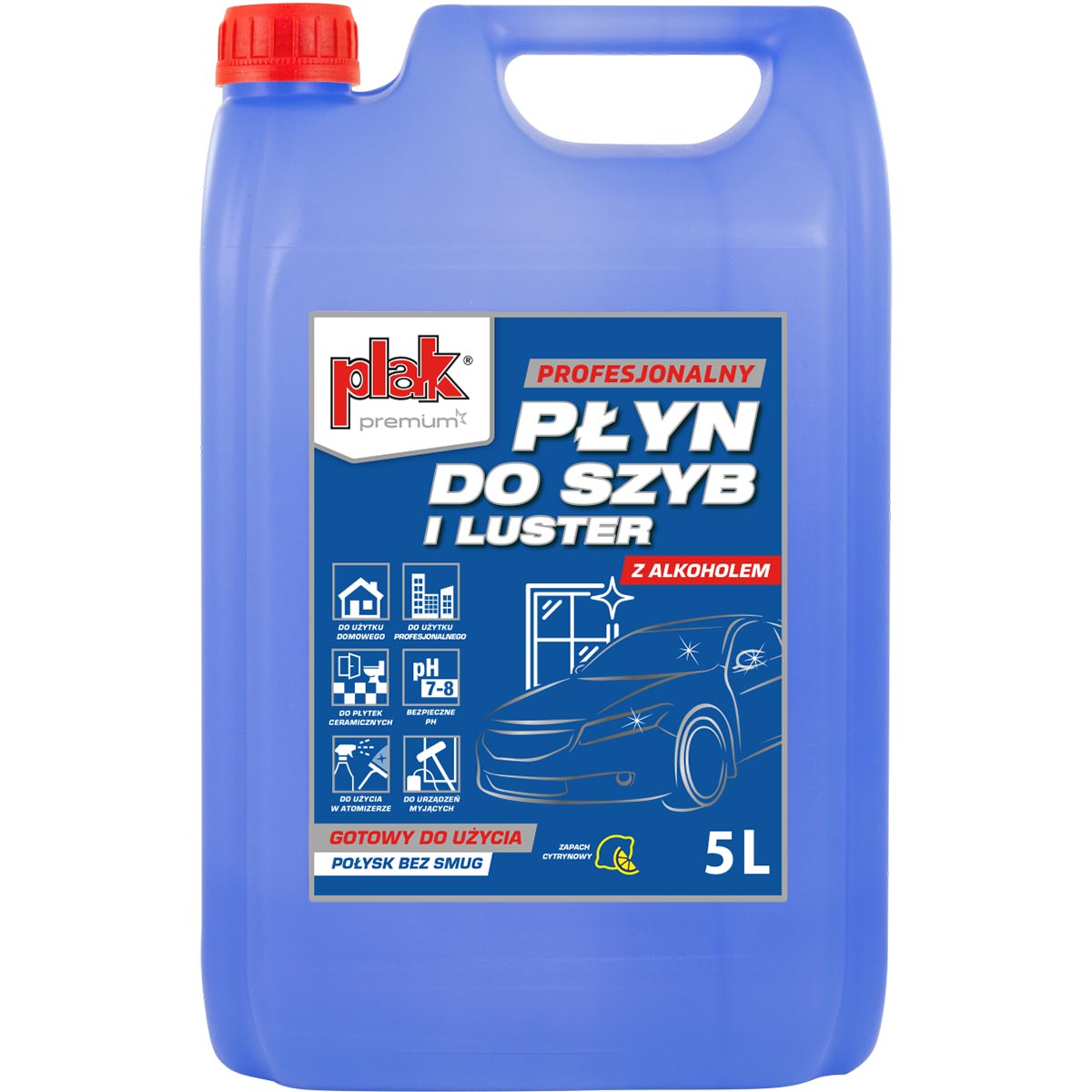 Plak Plyn Do Mycia Szyb 5L