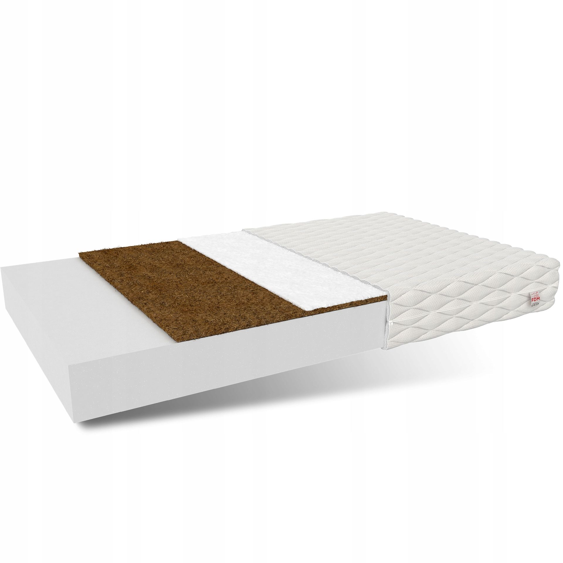 Materac piankowy 100x200 kokos Fdm Carini Max