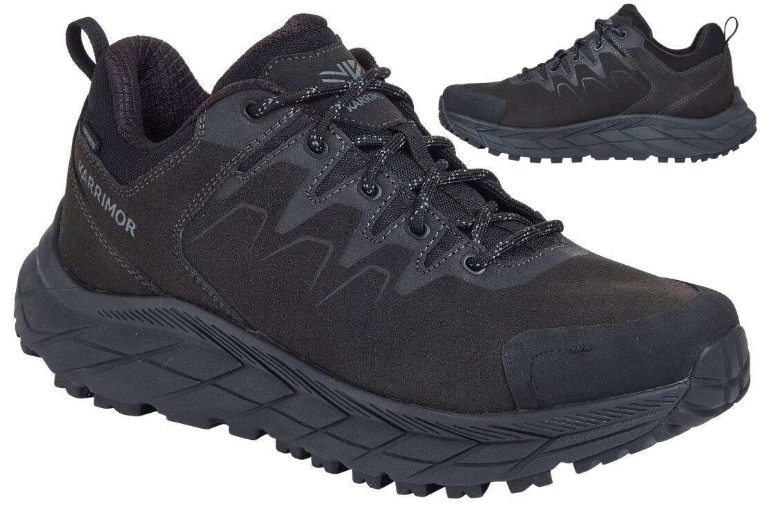 Męskie buty trekkingowe turystyczne Karrimor Goshawk Low K1106-BLK R. 43