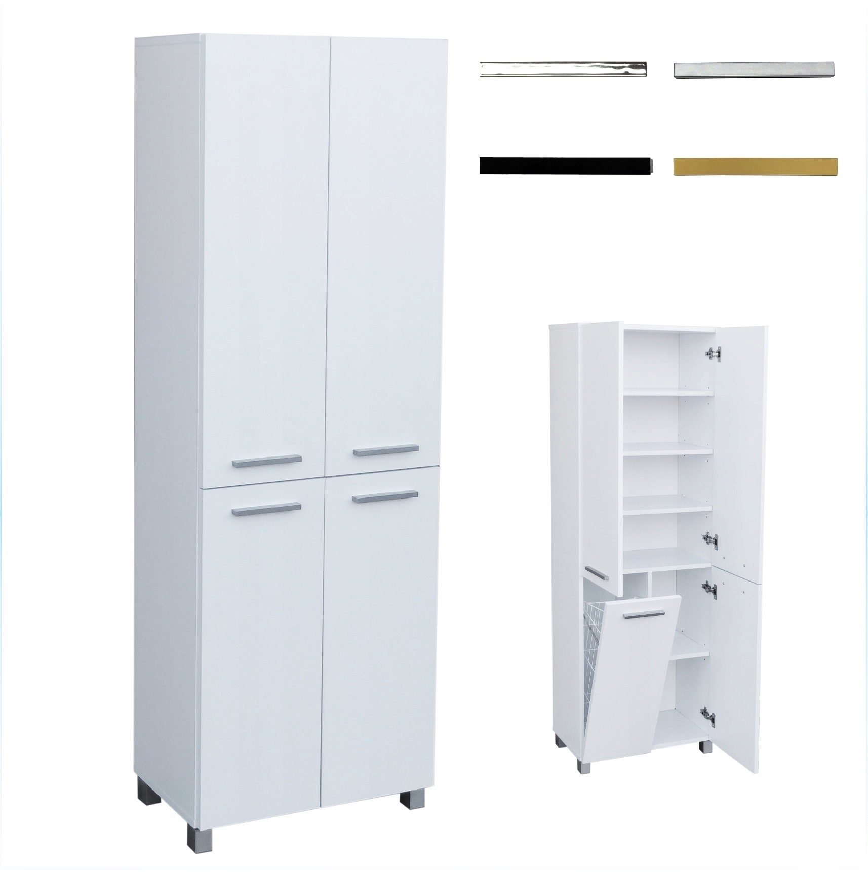 Szafka Łazienkowa nóżki z koszem szer. 60cm Producent Kod: 440K