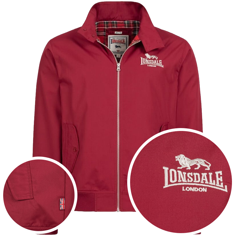 Lonsdale London kurtka wiosenna Harringtonka_L