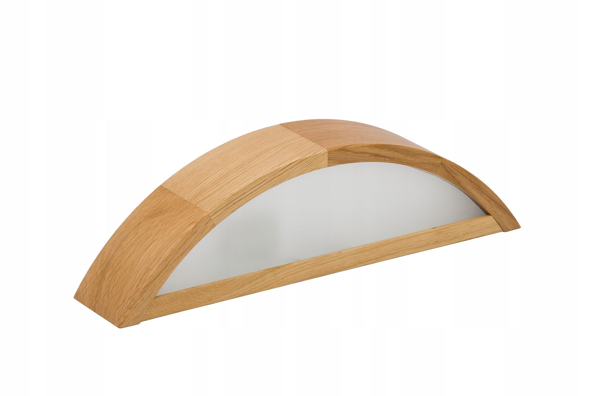 Kinkiet ścienny Leja Półplafon drewno Dąb do salonu kuchni łazienki Stylowa