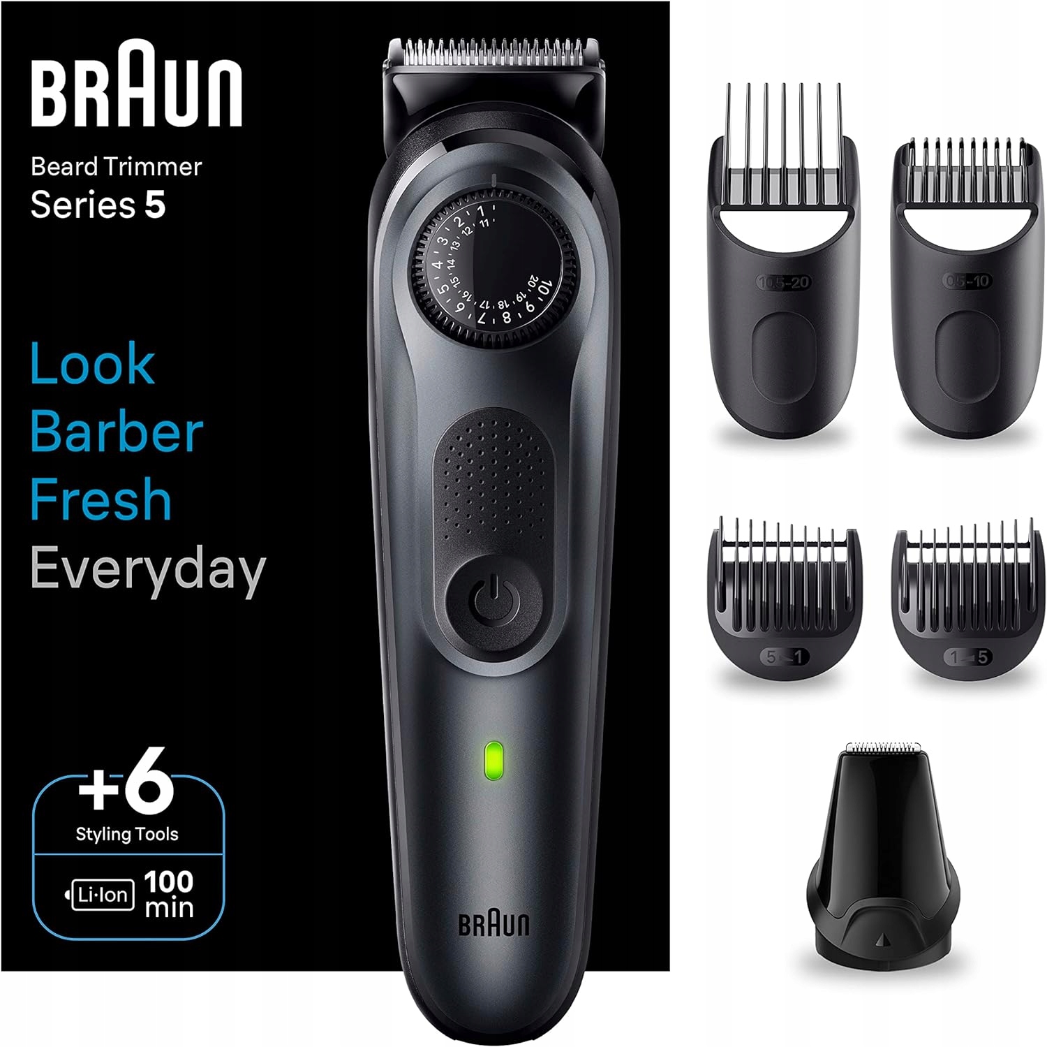 Braun BT5450 Trymer Maszynka Do Strzyżenia Włosów Brody 40 Długości