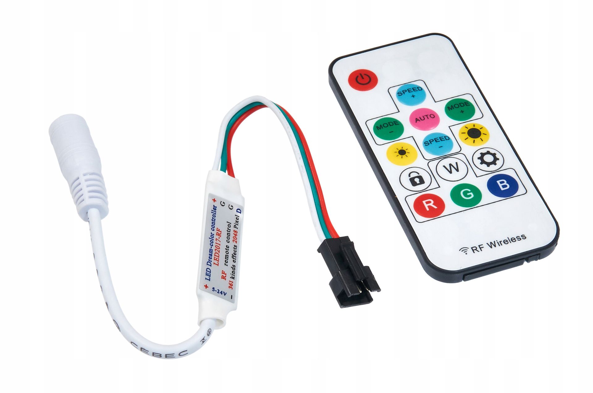 Pilot Do Taśmy Cyfrowej Digital Led WS2811 K13 Efekt Tęczy Wiele Trybów