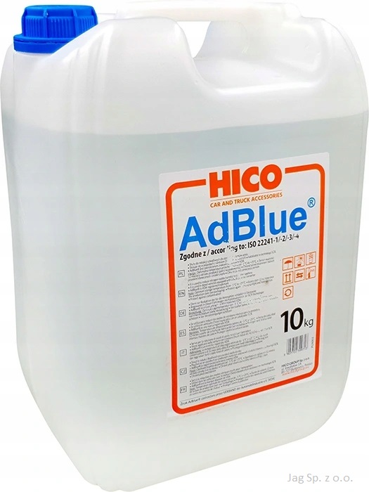 Płyn Adblue Hico 10+ Lejek Dodatek Katalityczny Euro 5 Euro 6