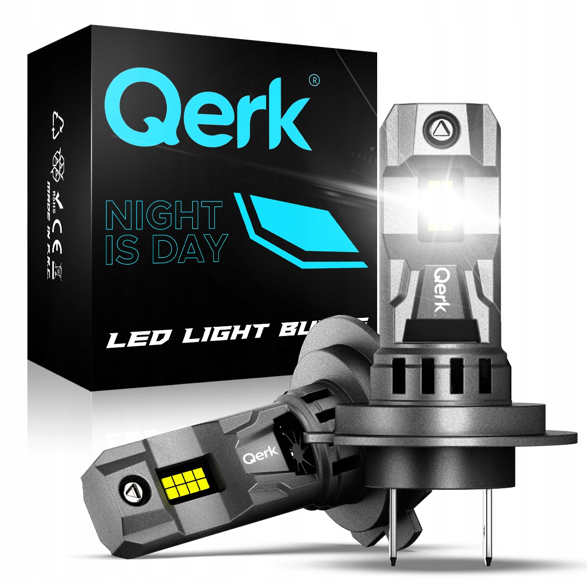 Żarówki Led H7 Qerk 1 Do 1 Więcej Światła Can Retrofit Idealnie Dopasowane