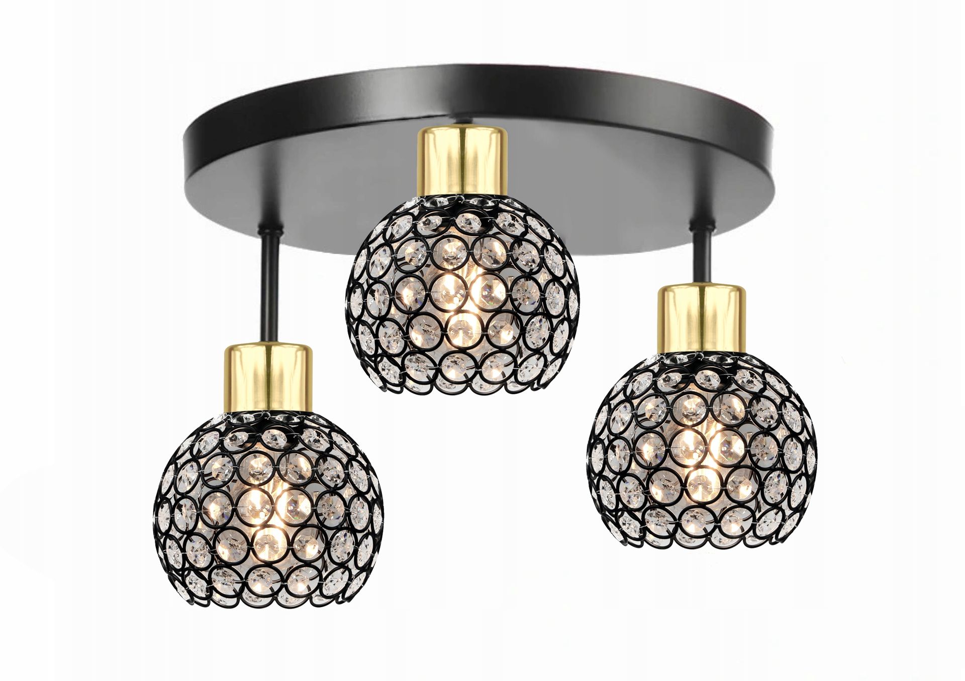 Lampa Sufitowa Wisząca Żyrandol Gold 4-402Z nad stół do salonu Napoli Loft