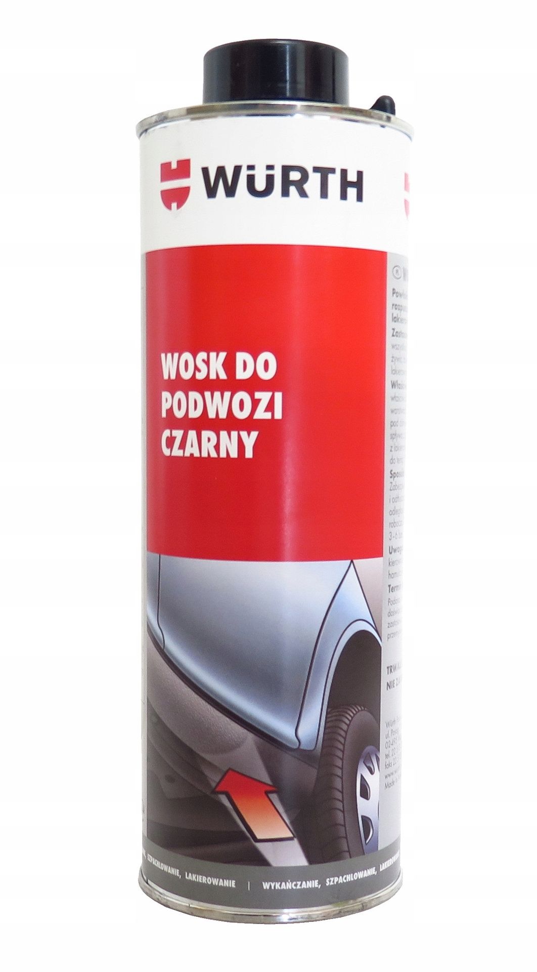 Wosk Do Podwozi Wurth 1L Czarny 892 079 1 037