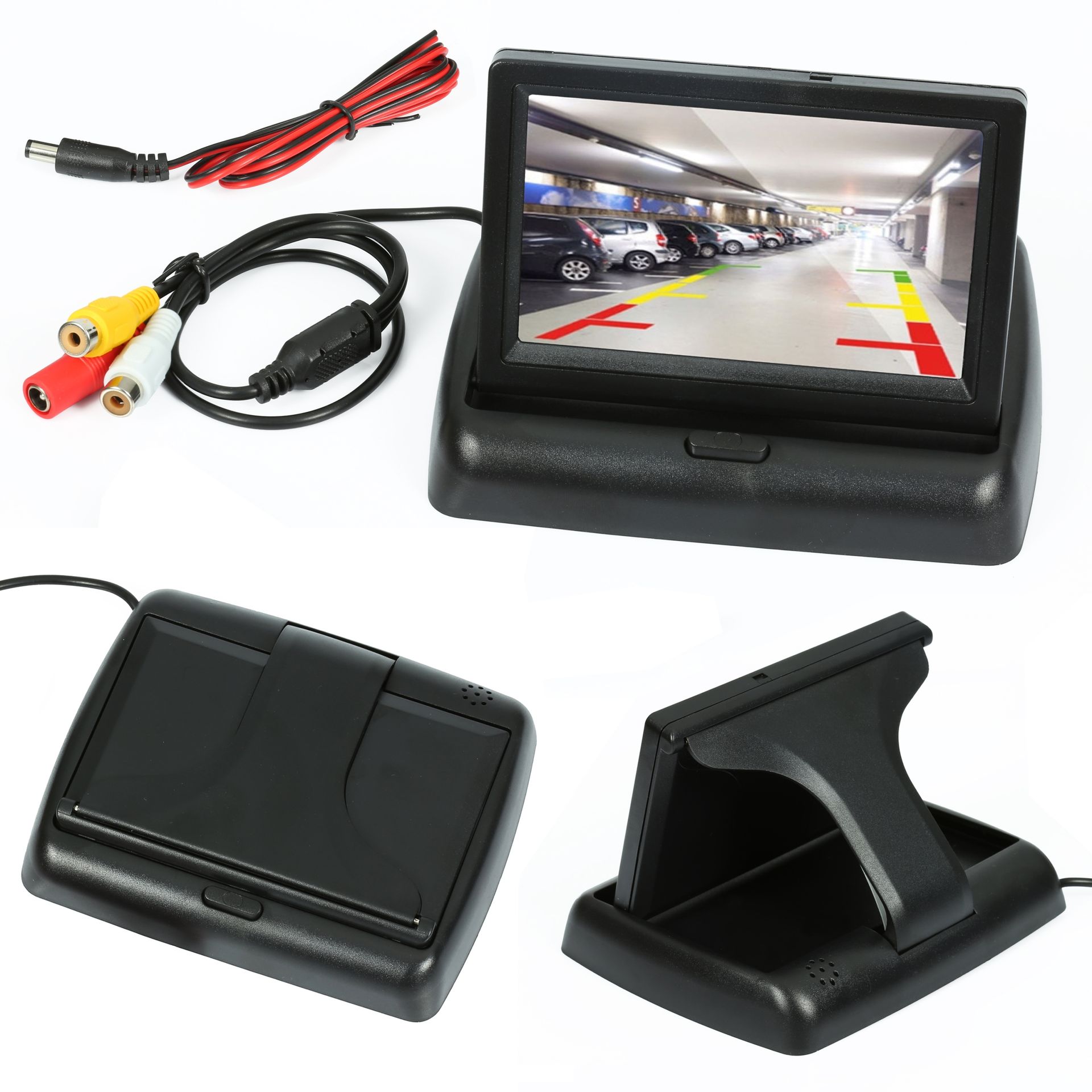 Monitor Tft LCD 4,3'' Bus 12V Kamera Cofania DVD