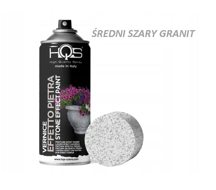 Spray Efekt Kamienia Szary Średni 400ML Hqs