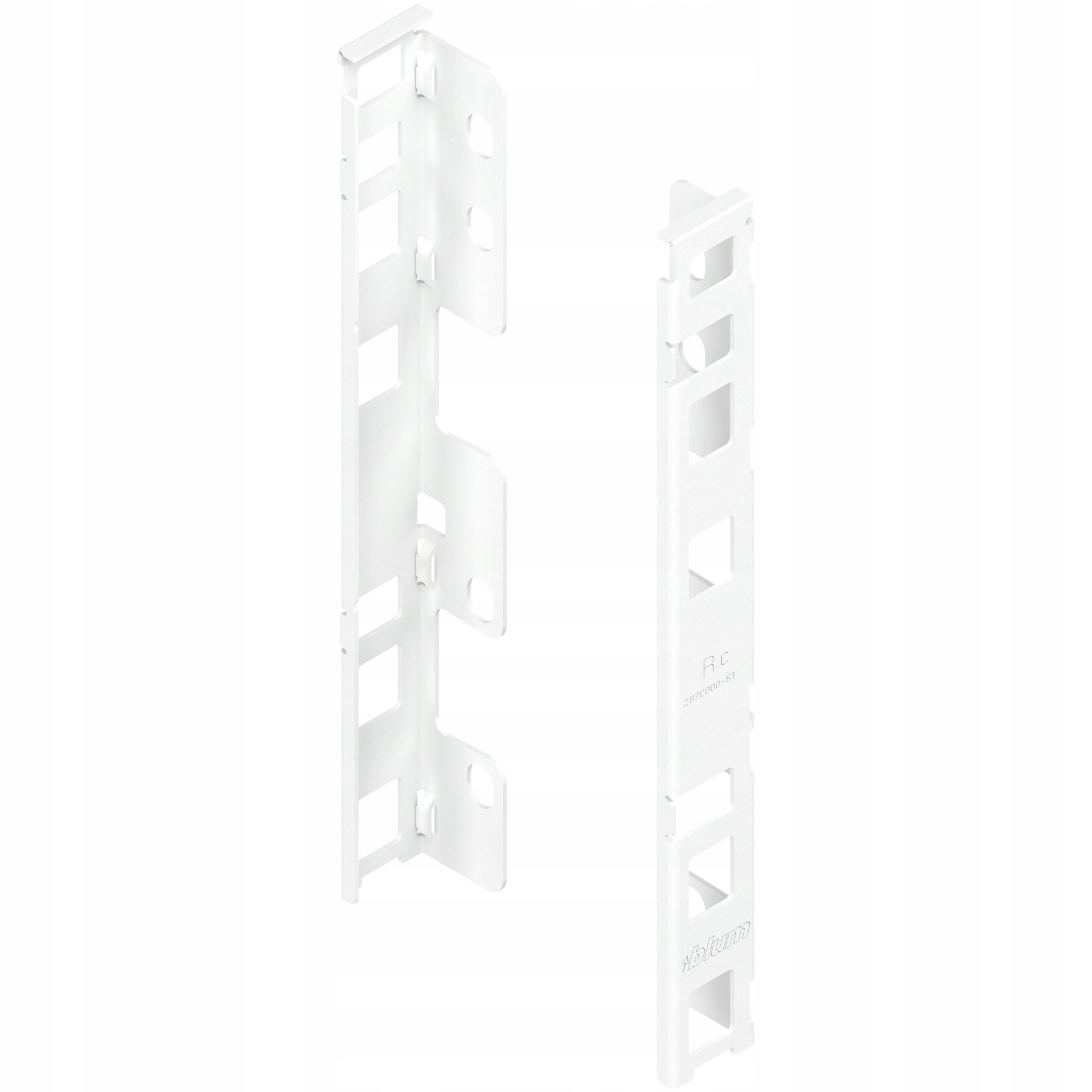 Blum ZB7C000S Uchwyt ścianki tylnej Legrabox, C biały mat P+l