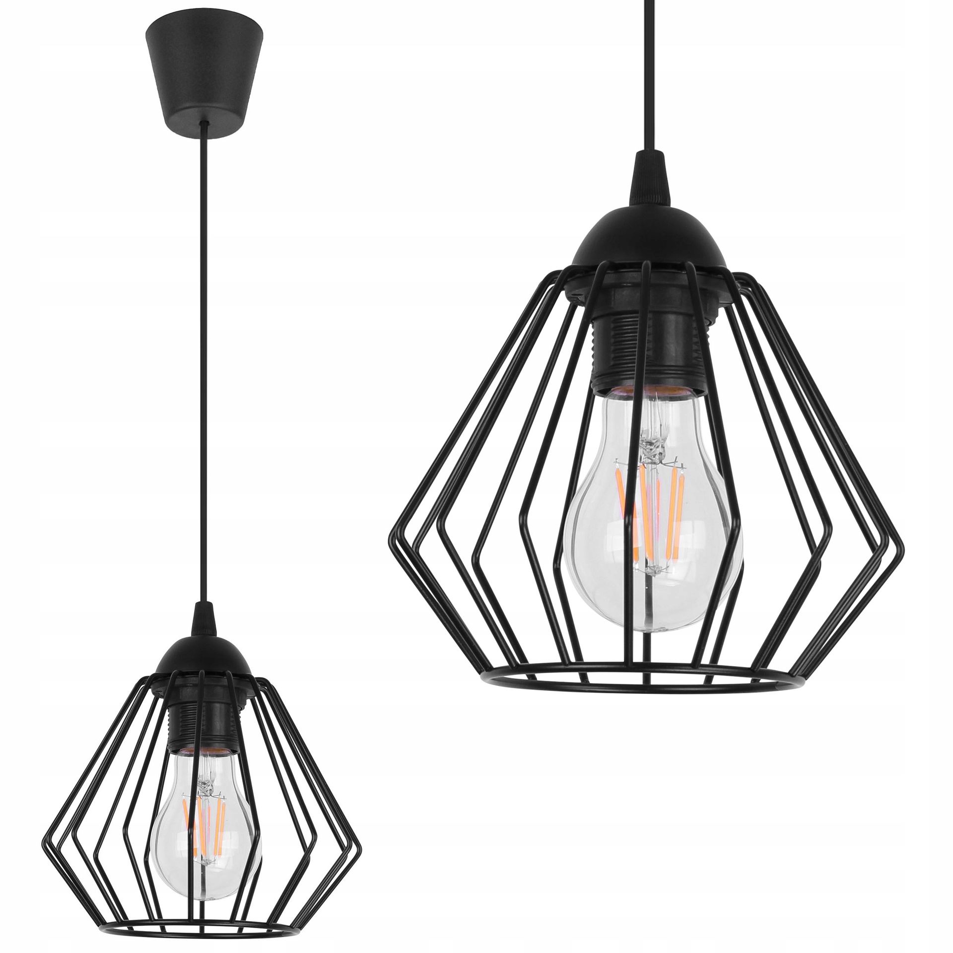 Żyrandol Lampa Wisząca Sufitowa Nowoczesna Loft