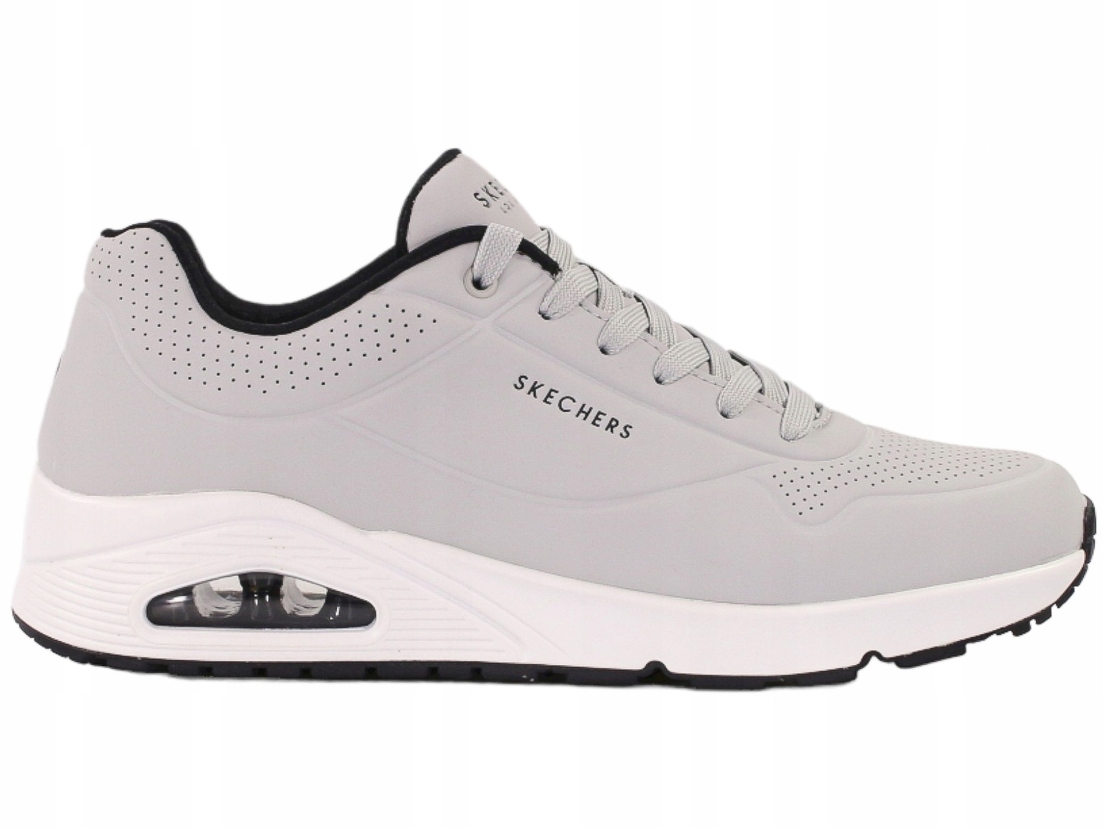 Buty męskie Skechers Uno Stand On Air 52458-LGBK niskie 44