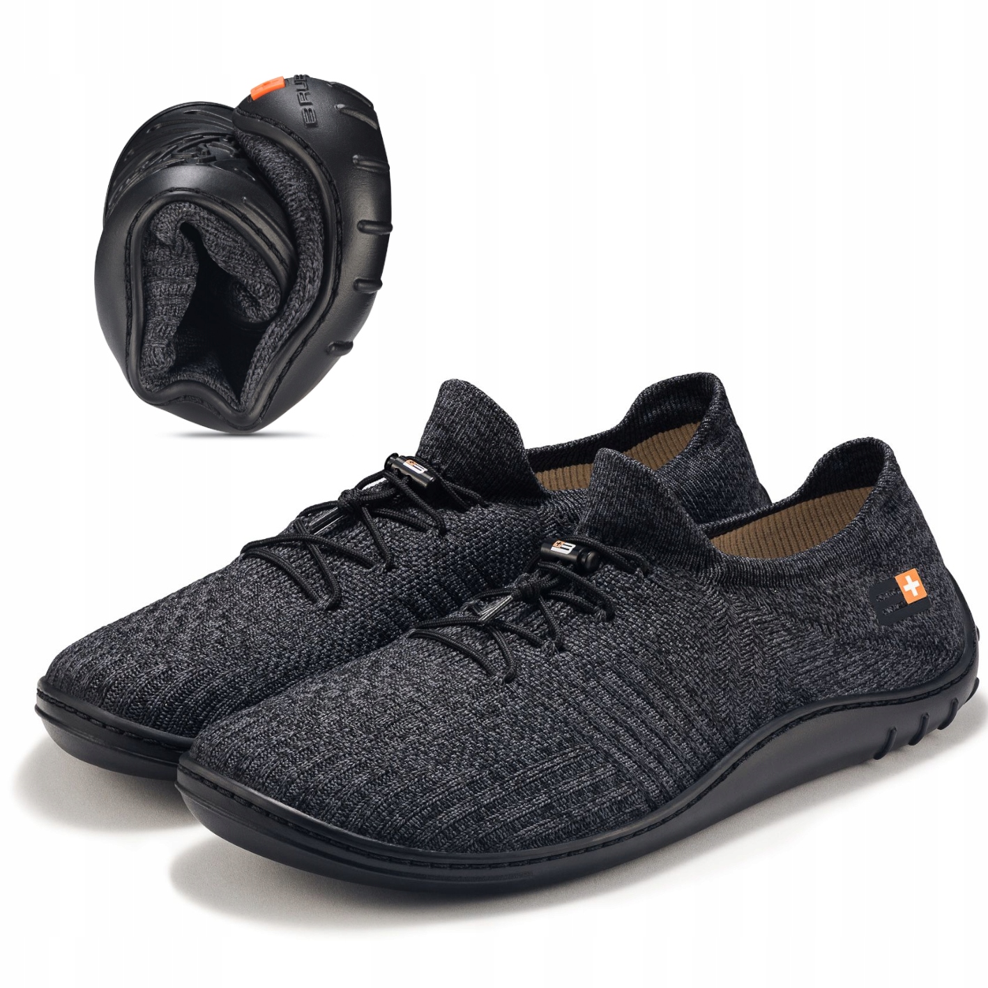 Męskie Buty Brubeck Wełna Merino Barefoot Oddychające Sportowe Wełniane 43