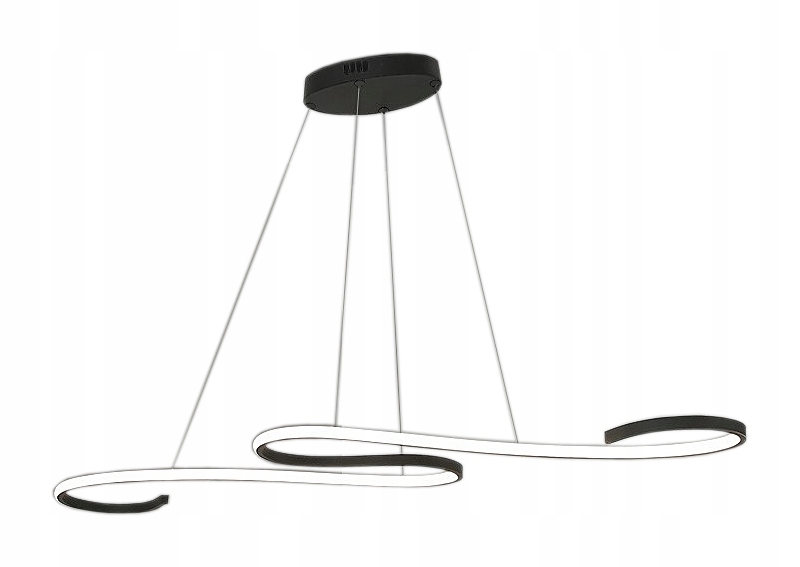 Lampa wisząca nad stół do jadalni korytarza żyrandol Led 105cm regulowany