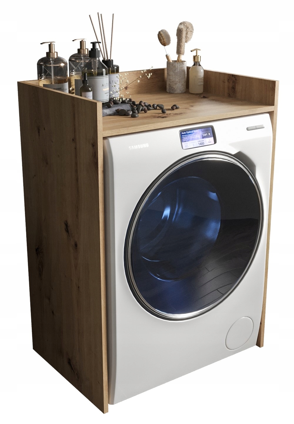 Szafka nad pralkę regał z półką do łazienki Otis artisan