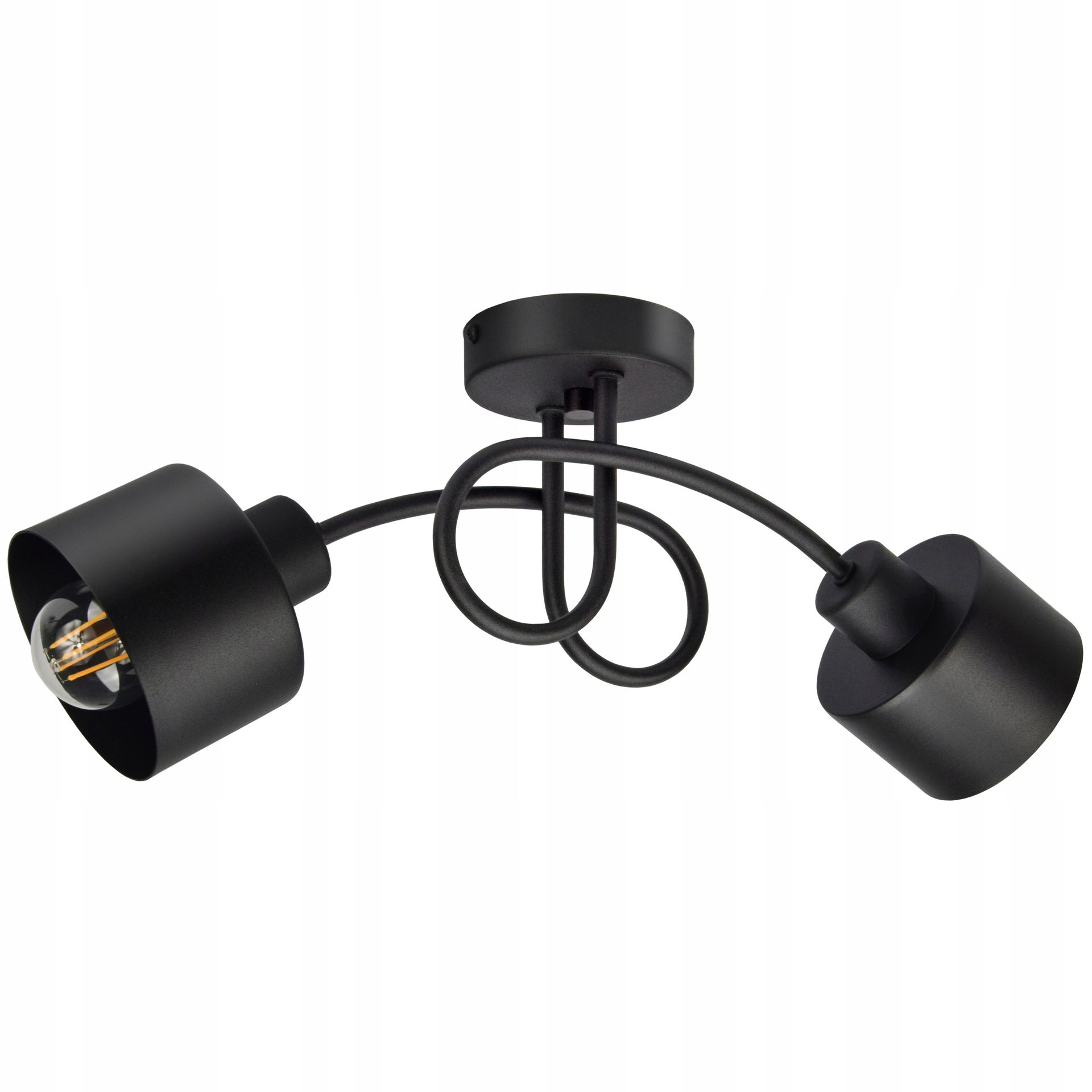 Lampa Sufitowa Żyrandol Pętla Loft Edison Led