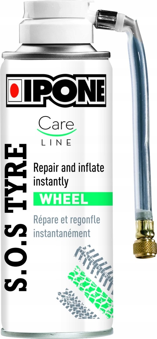 Ipone Sos Tyre Spray Do Przebitych Opon Moto 200ML (careline) Zastepuje I