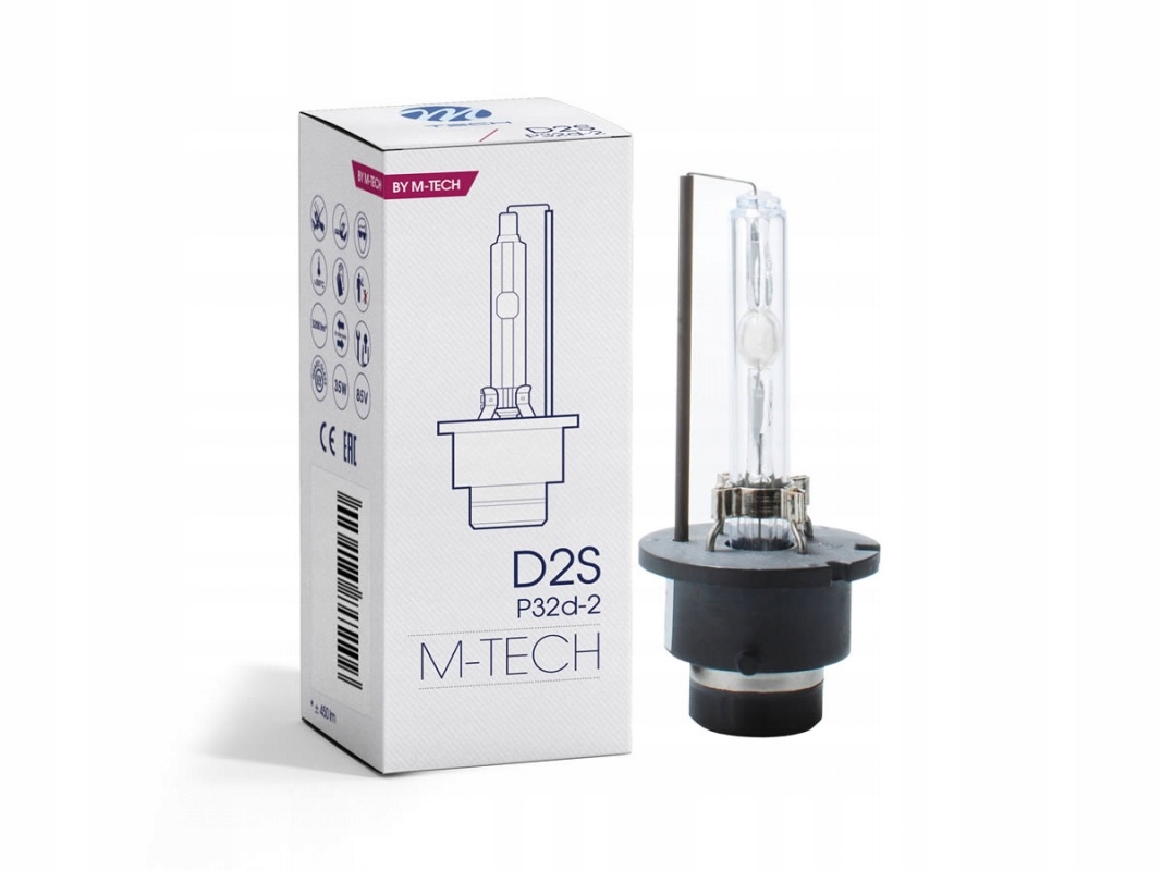 Żarnik Palnik Xenon D2S 12000K 35W M-Tech Basic