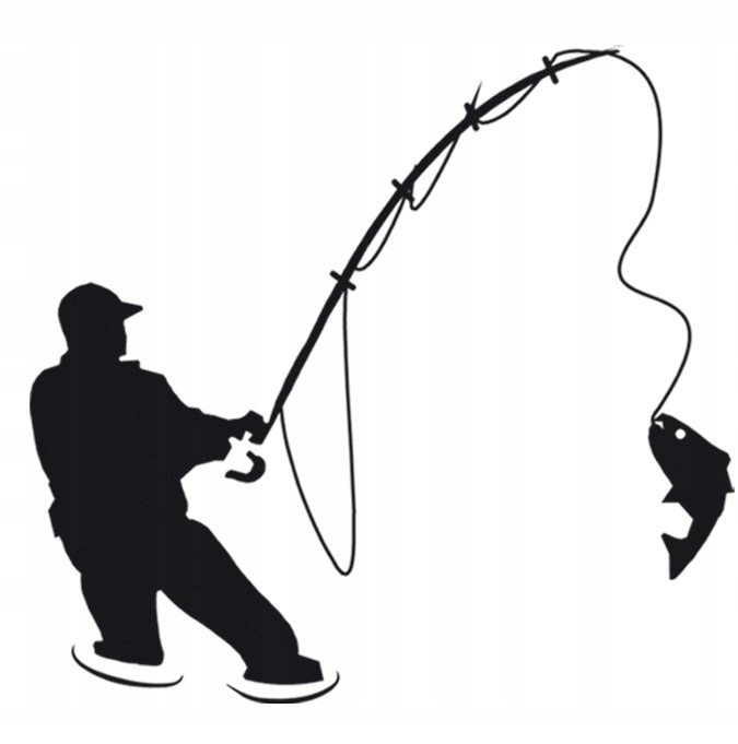 Naklejka Avisa Hobby Wędkarz