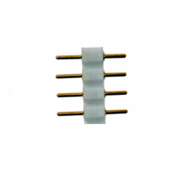 Złączka do taśmy led rgb 4-pin męska grzebyk1szt