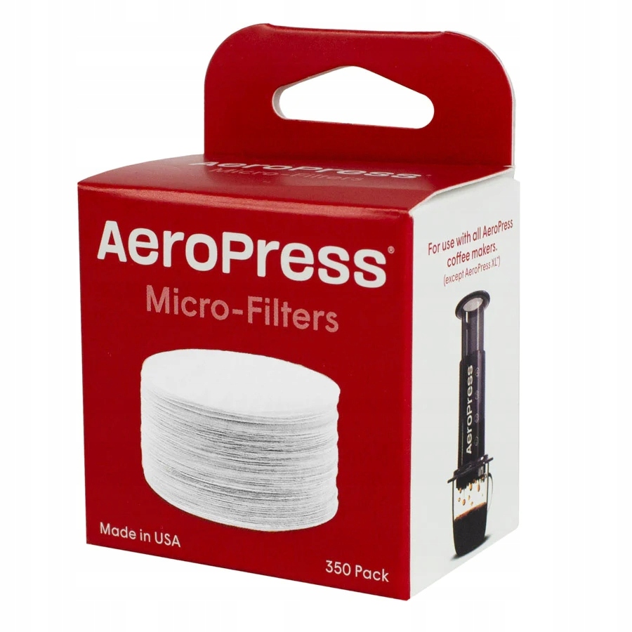 Oryginalne filtry papierowe 350szt do AeroPress i kawiarek