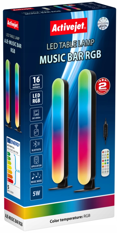Lampka Muzyczna Led Activejet Aje-music Bar Rgb