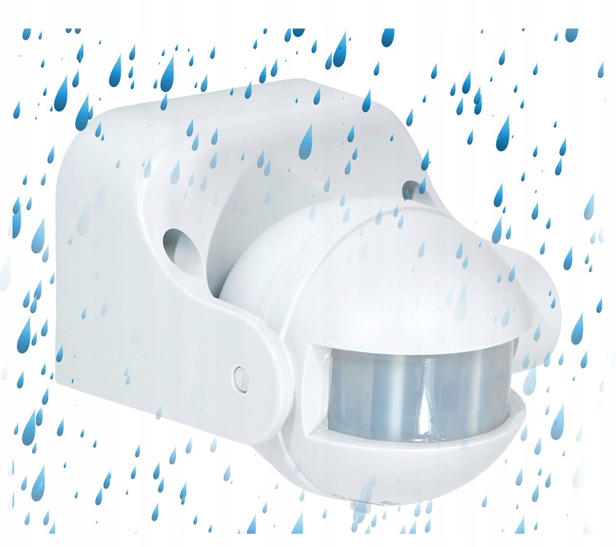 Czujnik Ruchu Led Pir Ścienny Zmierzchu Zewnętrzny Natynkowy Do Oświetlenia