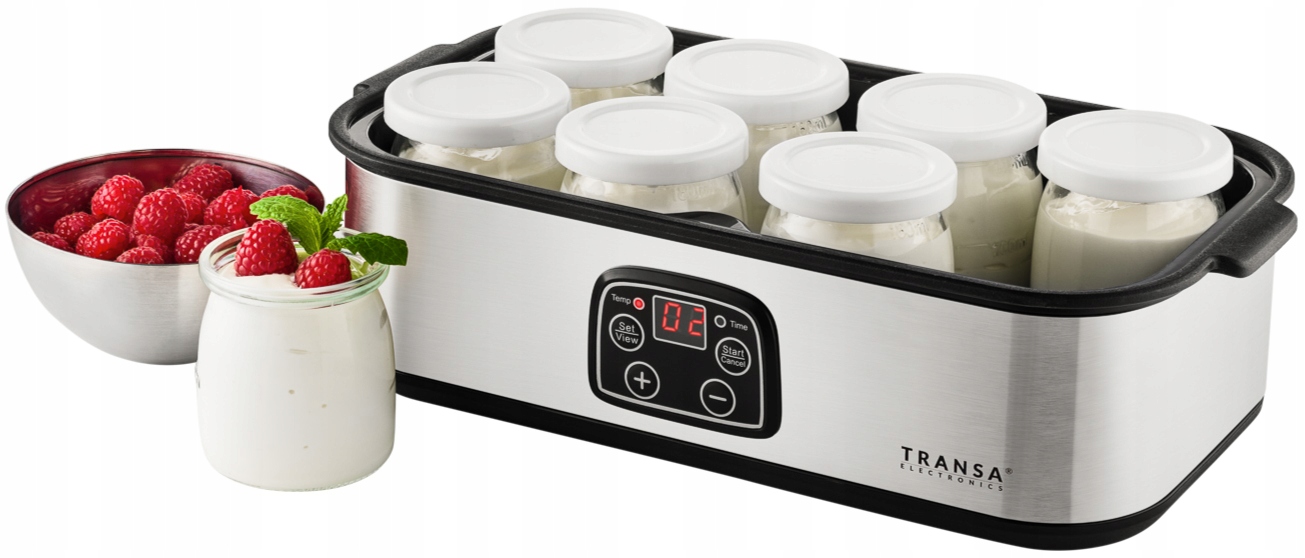 Jogurtownica Domowy Jogurt 1,4L 8 słoików YooGo Transa Electronics 30W