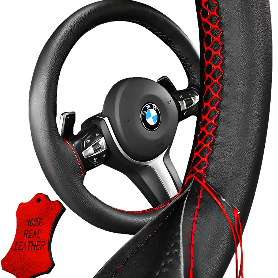 Pokrowiec Na Kierownicę Z Jednego Kawałka Skóry Obszycie Kierownicy Nakładk