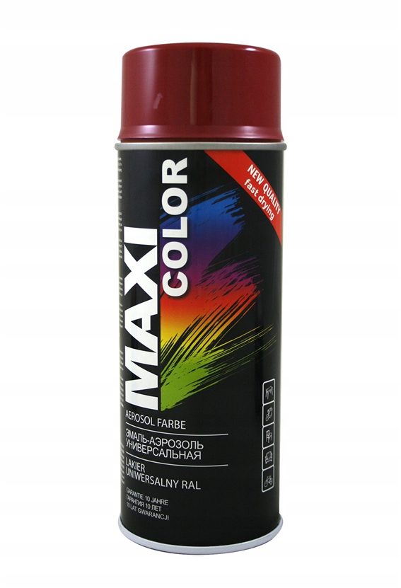 Lakier akrylowy Motip Maxi Color 400 ml Ral 3004 czerwony purpurowy