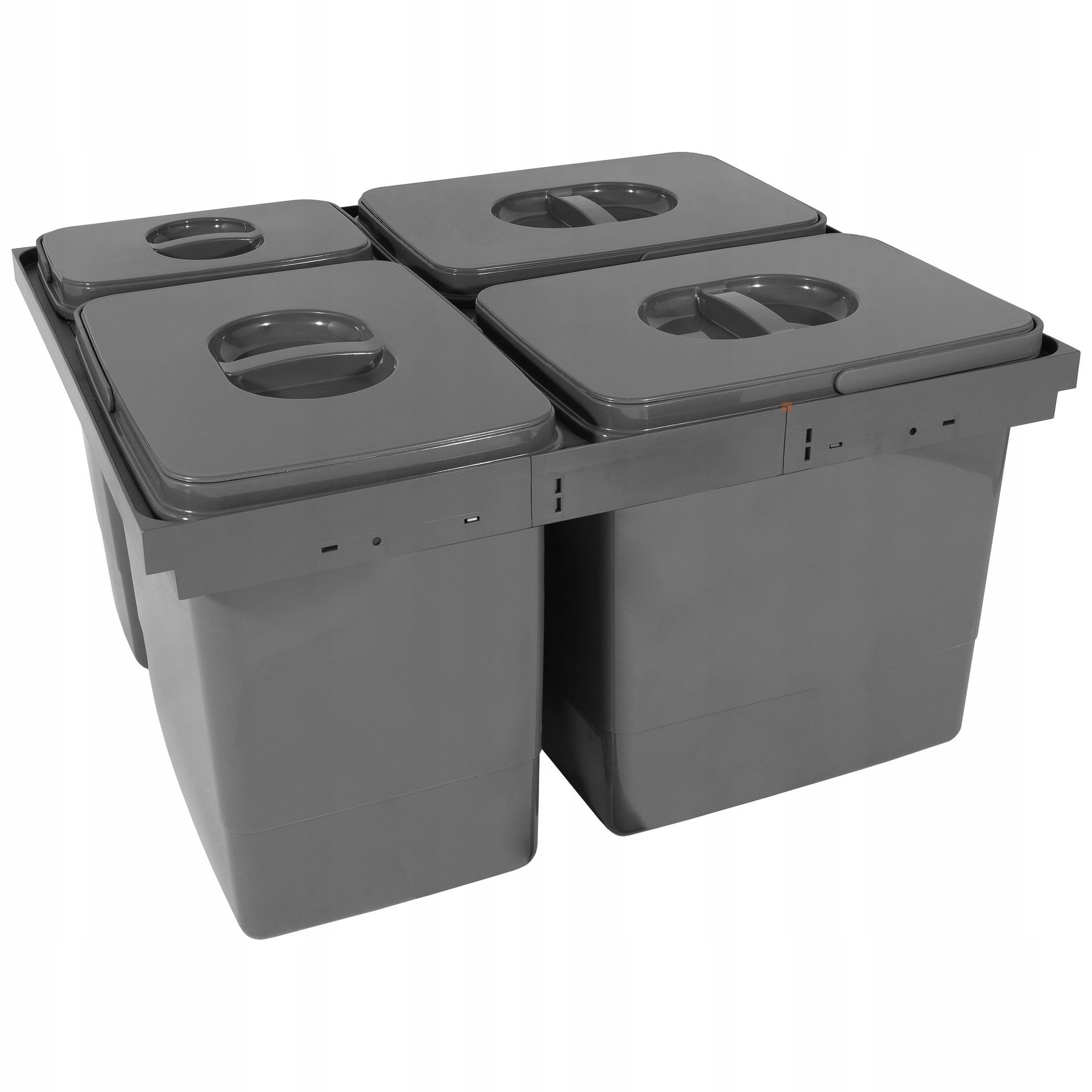 Kosz Sortownik na śmieci 60 3x15L+1x7L Gtv New Mul