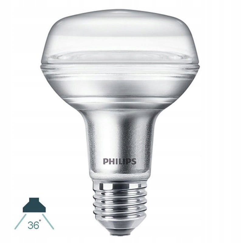 Żarówka Led reflektorowa Philips CorePro LEDspot R80 4-60W E27 827 b.