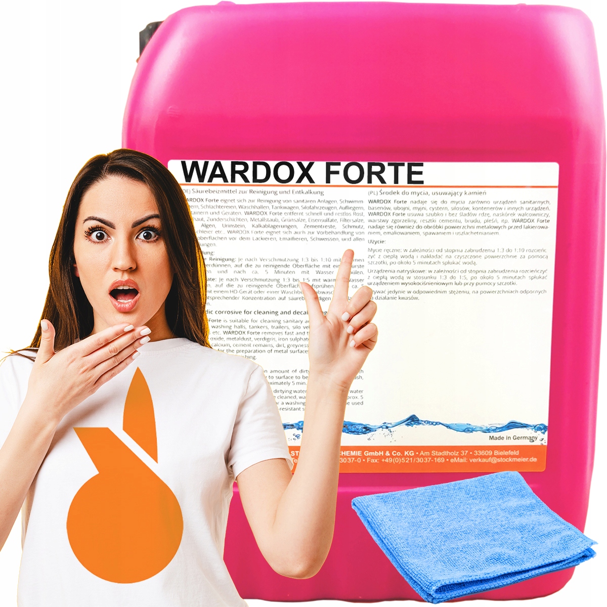 Mocny Kwas Do Mycia Felg Aluminium Burt Kół Wardox Forte 12kg