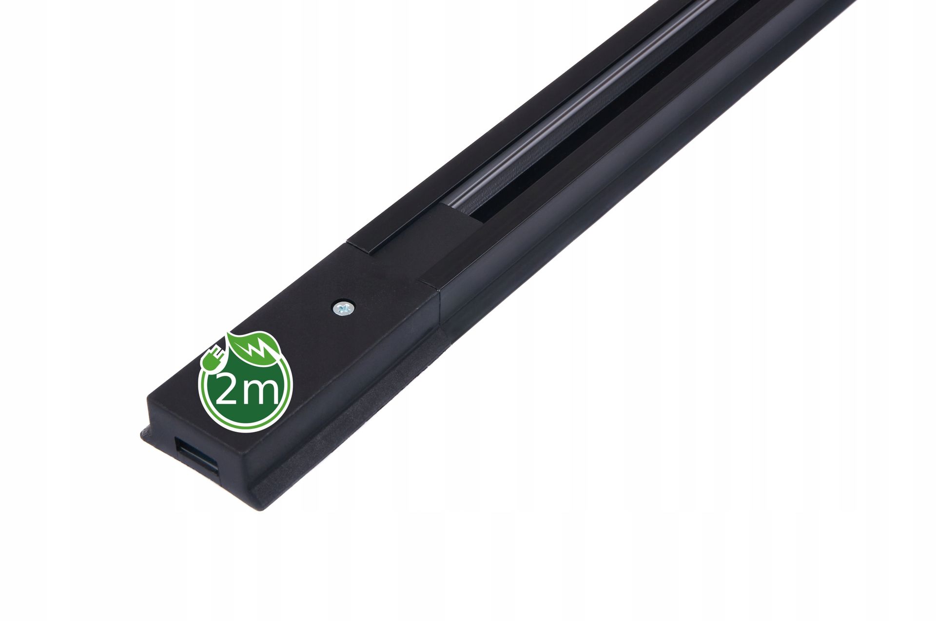 Szyna do reflektor GU10 track 1-fazowa 2m czarna Listwa Led