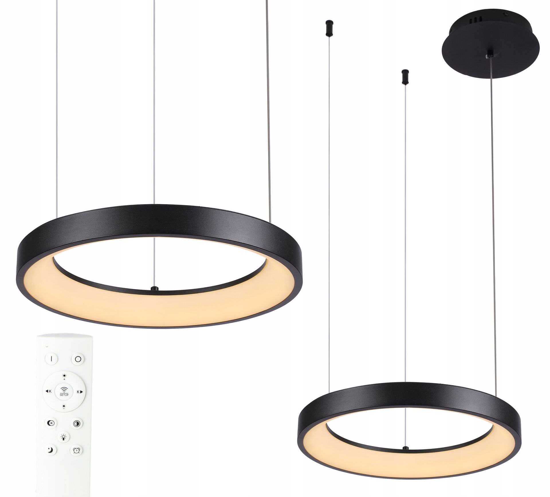 Lampa wisząca sufitowa modern plafon Led mocna