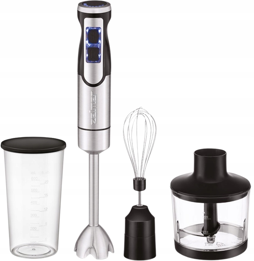 Blender ręczny Zelmer Zhb 6000 1500 W Turbo Miarka Rozdrabniacz Trzepaczka