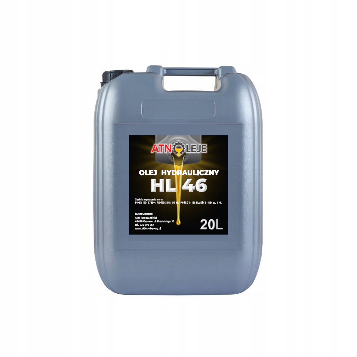 Olej Hydrauliczny Hl 46 20L LHL46 L-HL46 Hydrol VG46 HL46