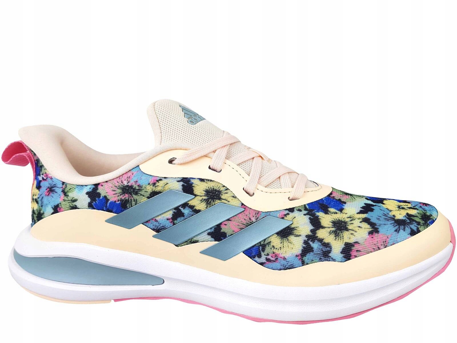 Adidas Fortarun Buty Lekkie Motyw Kwiatów Dziecko