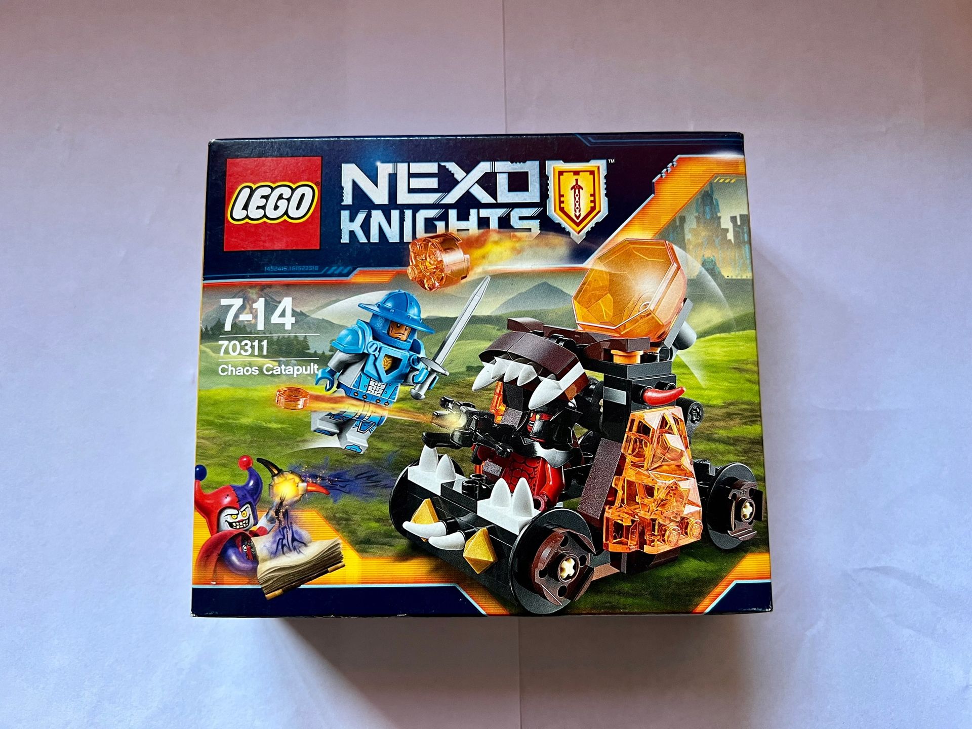 Lego 70311 Nexo Knights Katapulta Chaosu Nowe