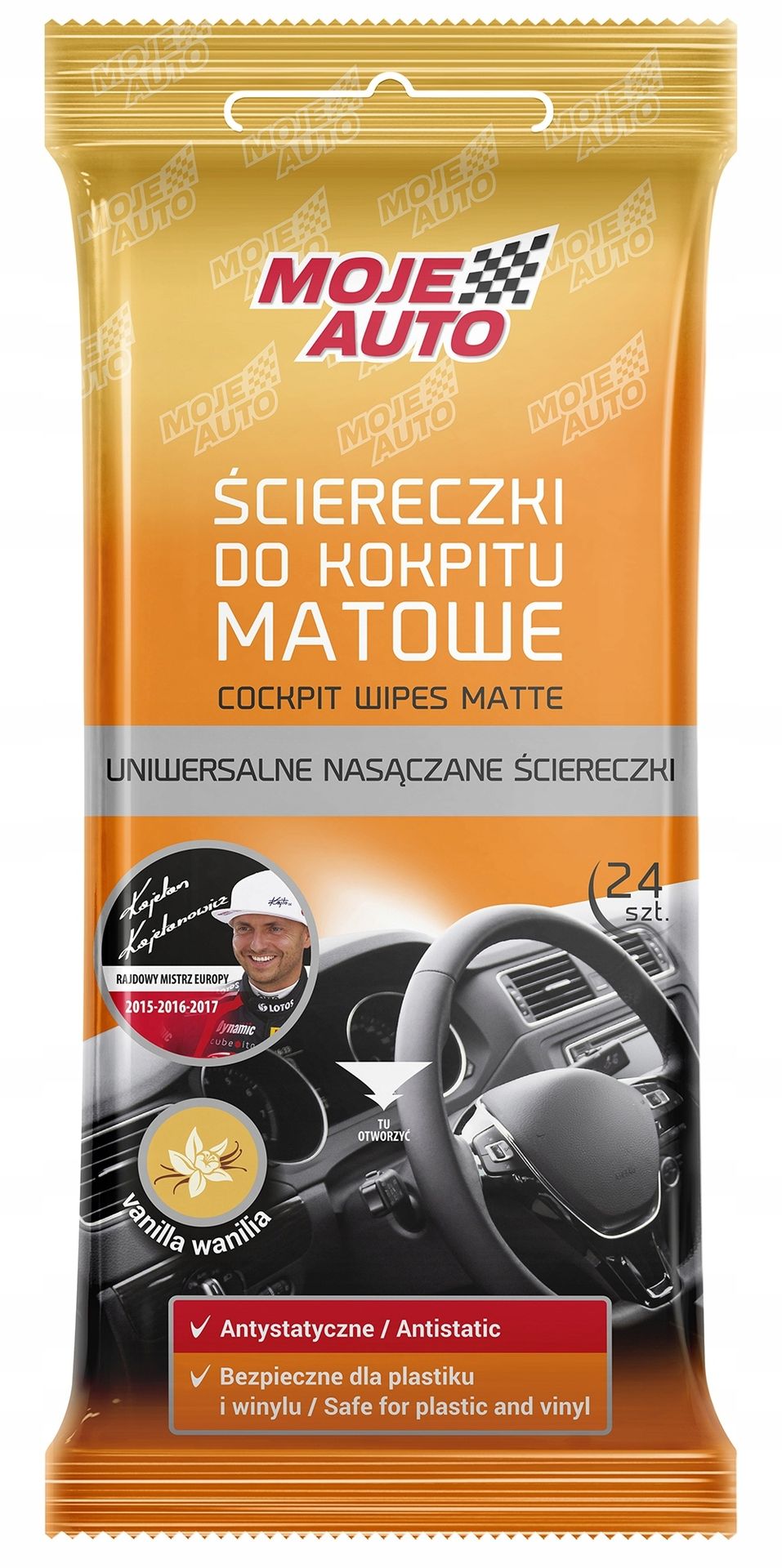 Moje Auto Ściereczki Do Kokpitu Matowe Wanilia