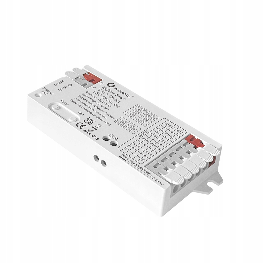 Inteligentny Sterownik ZigBee 5 w 1 do taśm i pasków Led Hue Tuya Conbee Ha