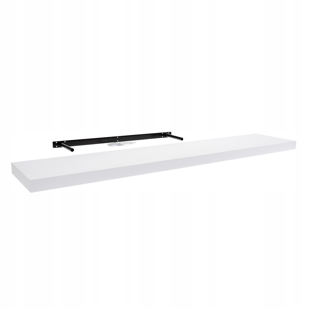 Półka ścienna samowisząca Fs 118x23 Biały