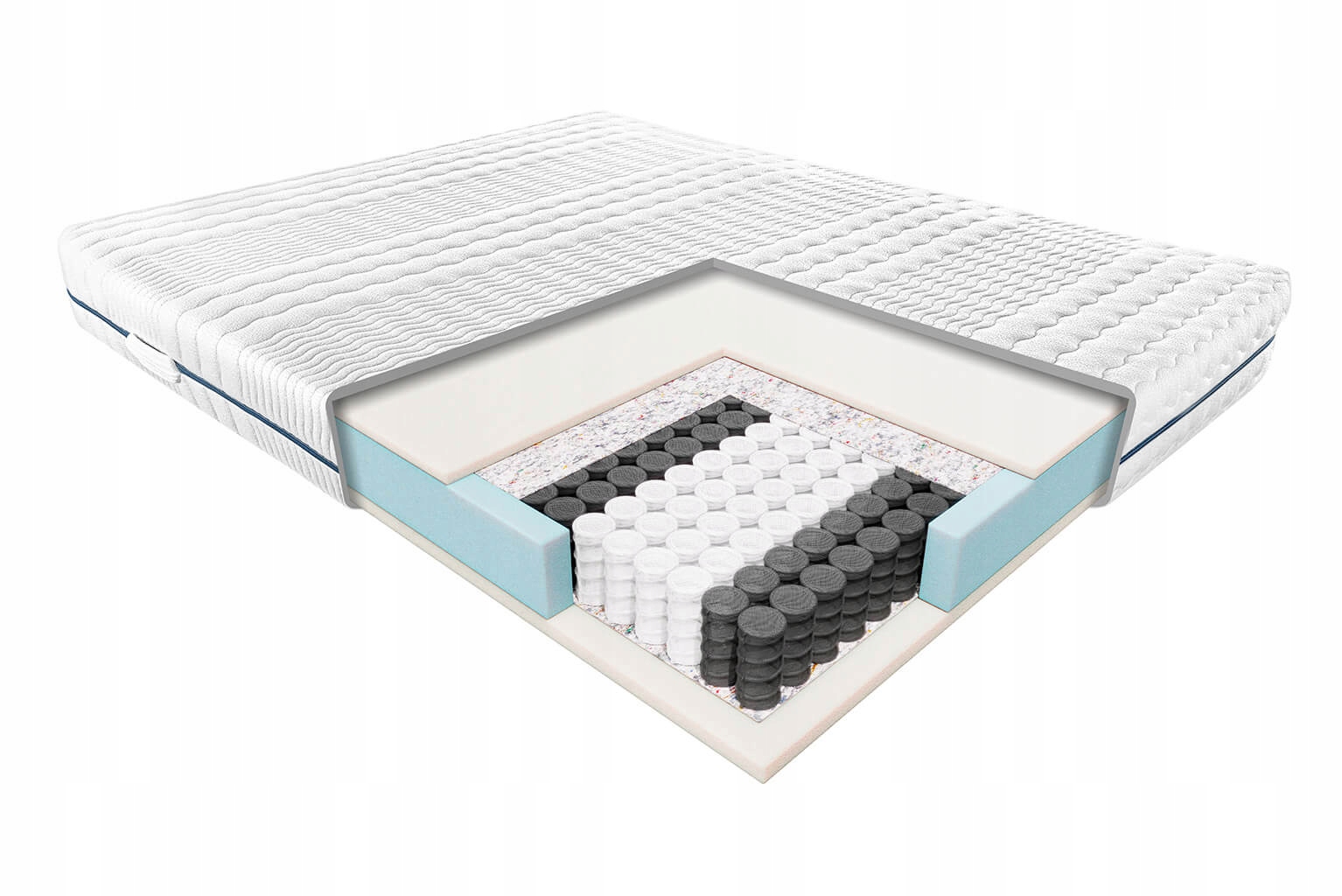Materac kieszeniowy Janpol Wenus 140x200 smart piankowy średnio twardy