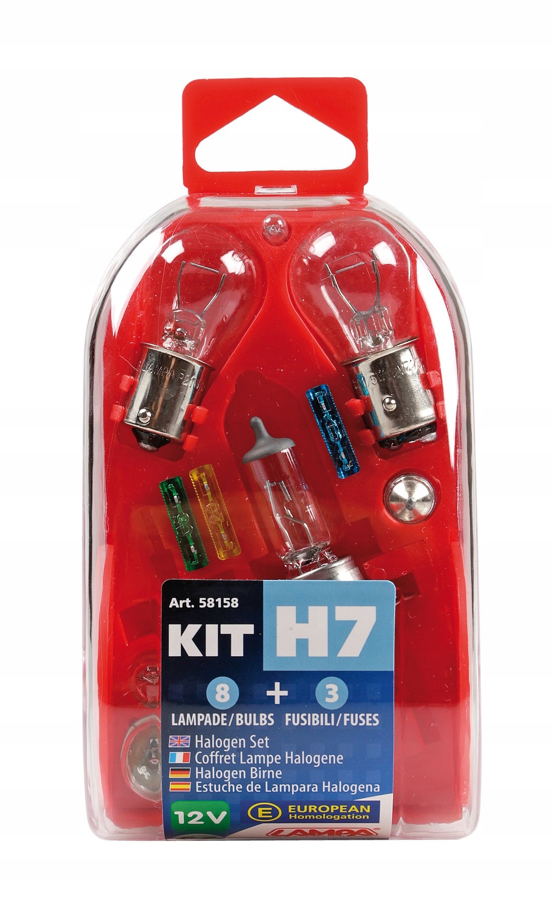 Zestaw Naprawczy Komplet Żarówek H7 12V Zasobnik