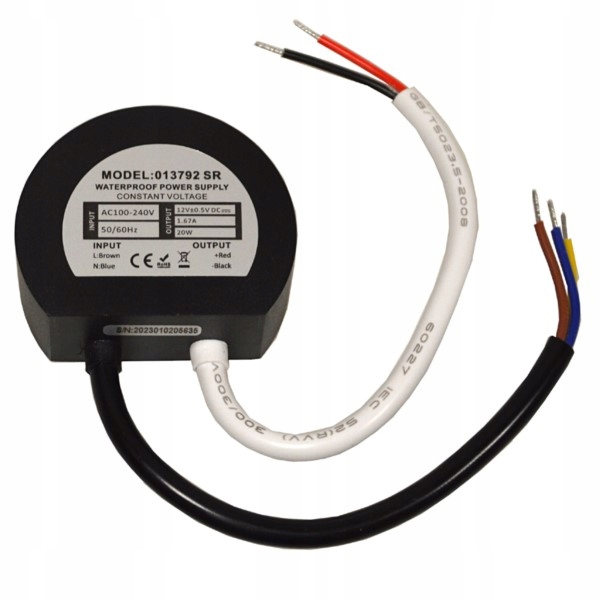 Zasilacz Hermetyczny Transformator Led 20W 12V